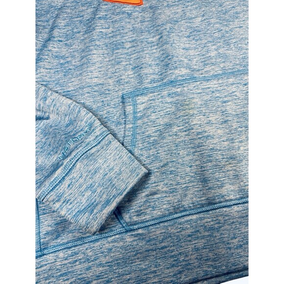 Under Armour Storm Women’s Hoodie Blue Orange Colorway Large Kangaroo Pocket - Picture 3 of 9